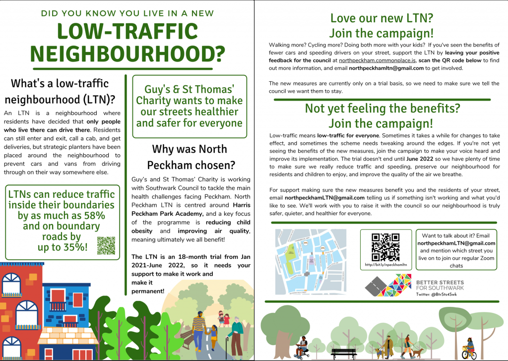 North Peckham LTN Flyer